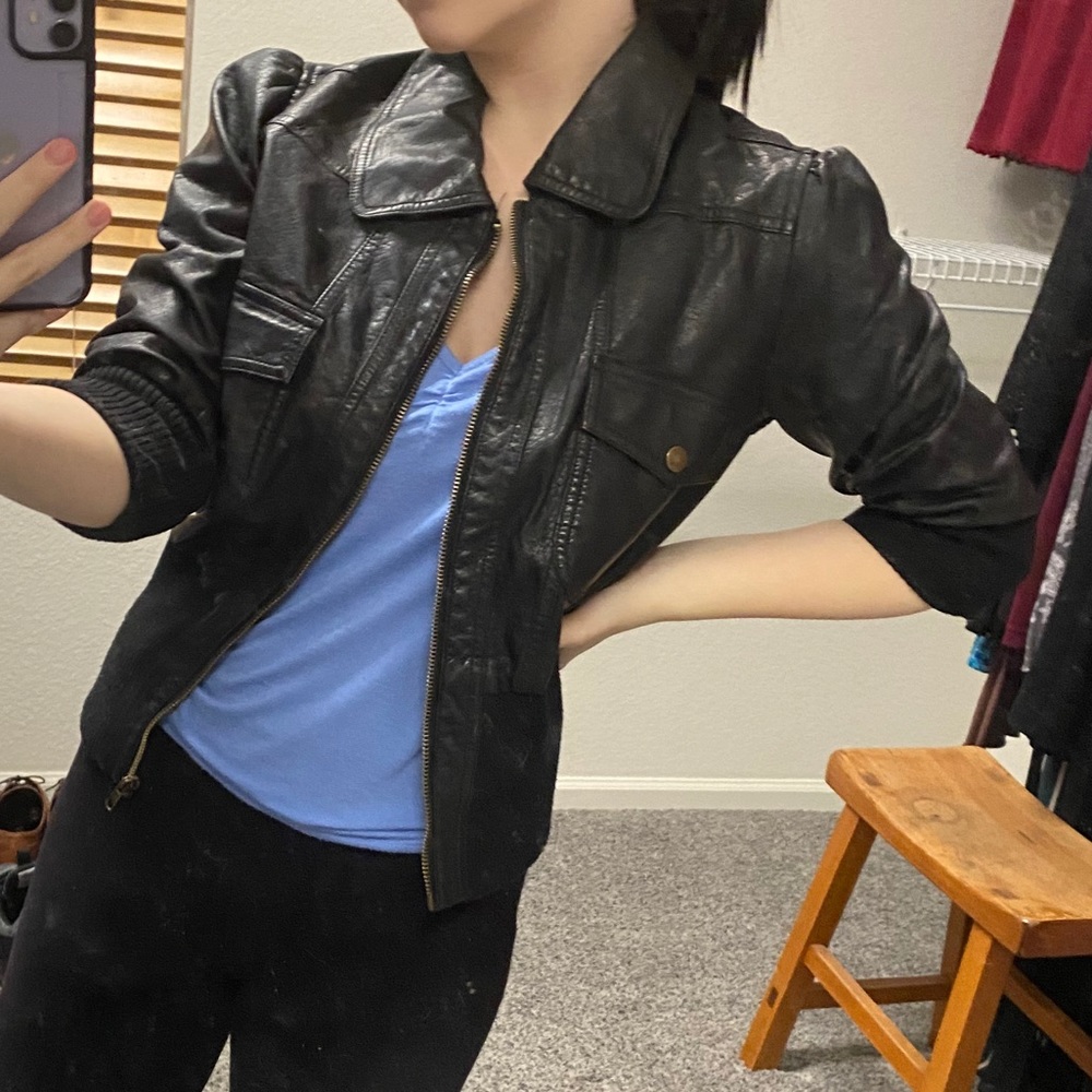 forever 21 leather jacket